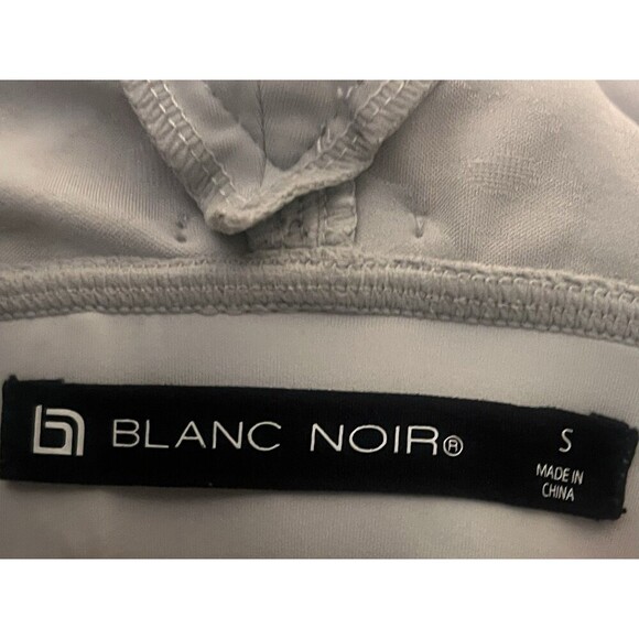 BLANC NOIR Yolo Looped-back Sports Bra In Frost Grey Women’s Size Small Run Yoga - Picture 11 of 12